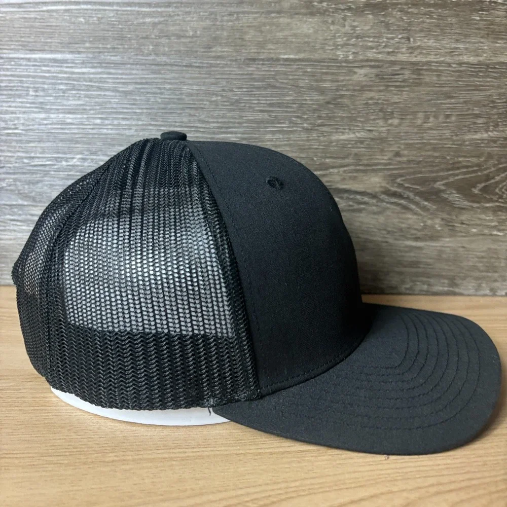 Worldwide Hydraulics Hat Cap Snap Back Black Trucker Adjustable